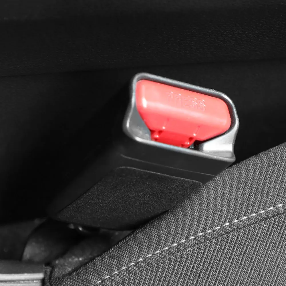 2pcs Car Seat Belt Protect Pads Car Safety Belt Anti-collision Sticker Car Anti Noise Buckle Protector Sticker Auto Accessories