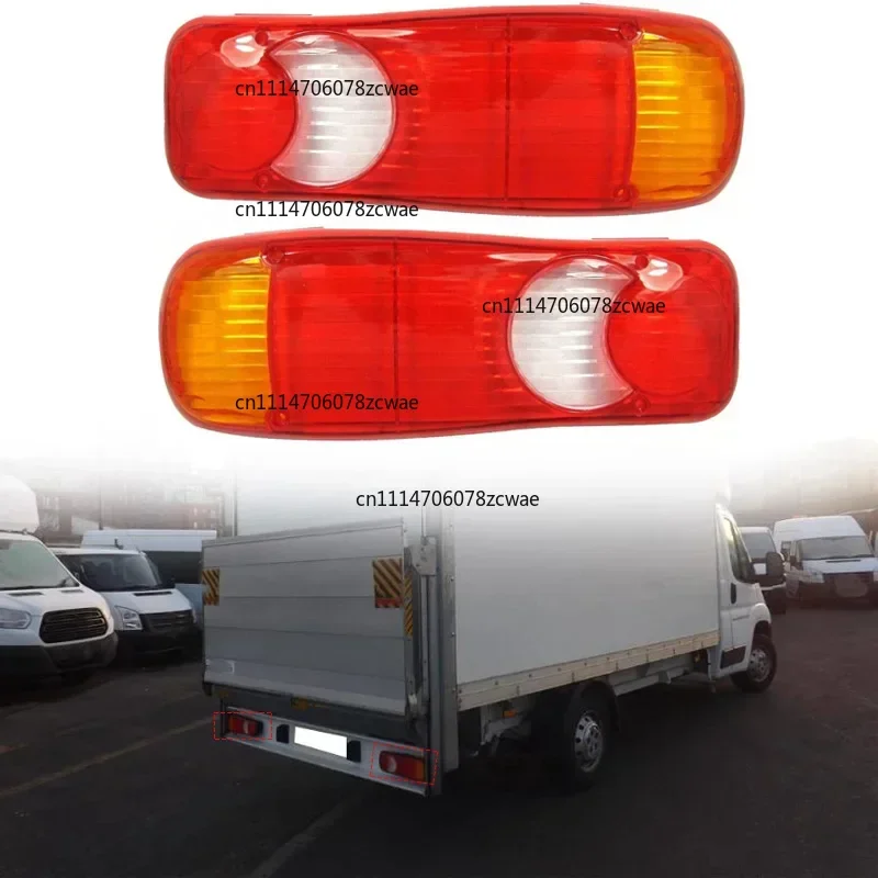 2Pcs Truck Tail Light Cover Reverse Right And Left Light Fits For Nissan Cabstar Rear Fiat Ducato Tipper Tail Light Lens Replace