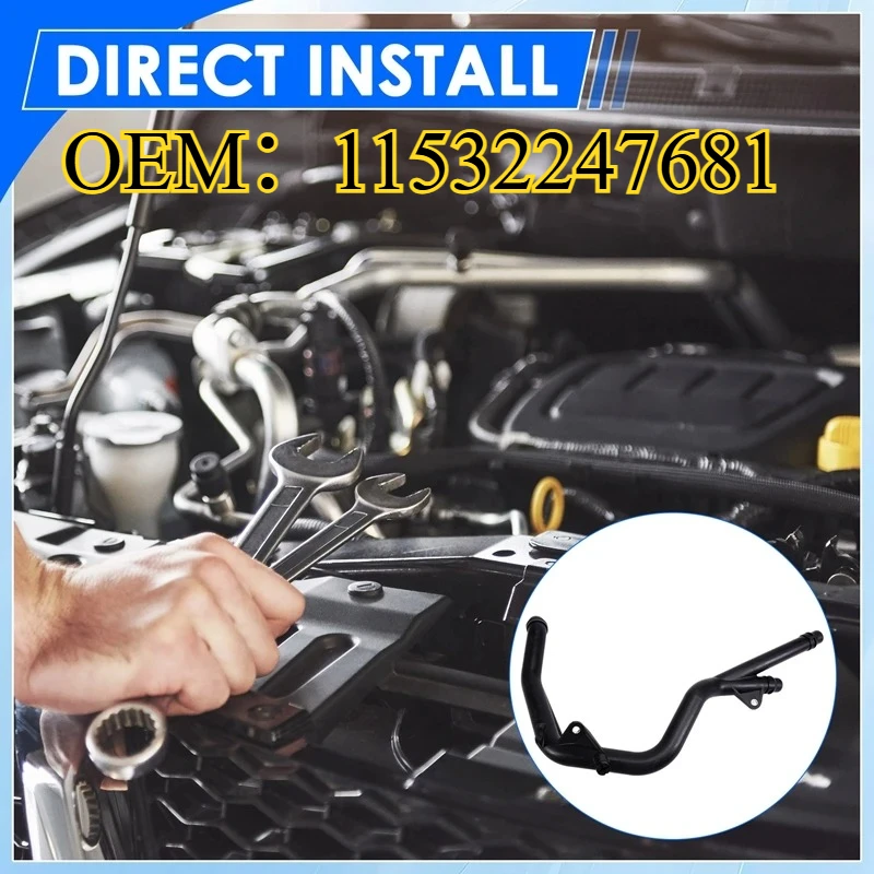 

1PC For BMW E38 E39 E46 Estate Saloon Cooling Water Hose Return Pipe Radiator Hose OEM：11532247681