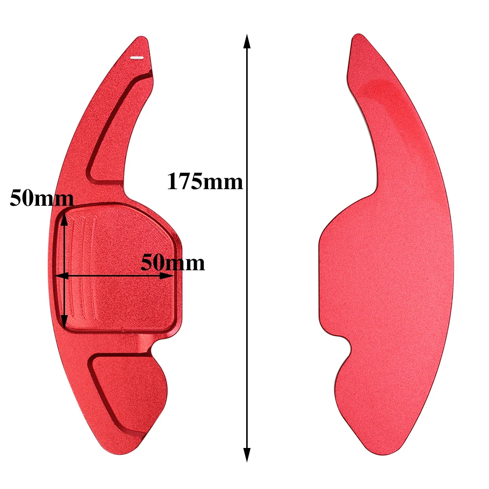 2ชิ้นพวงมาลัยรถยนต์พวงมาลัย Shift Paddle Shifter Extended DSG สำหรับ Audi A3 A4 A5 A6 A7 A8 S5 Q5 shift Paddle Blade รถอุปกรณ์เสริม