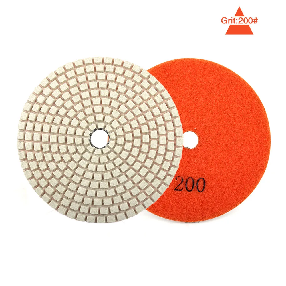 105mm, 9-slot, 7-step set for manually grinding metal, glass tiles, and ceramic blocks with diamond