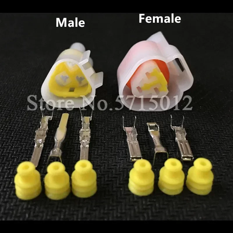 Furukawa 3 Pin hole male female socket waterproof electrical wire auto connector Plug FW-C-3M-B FW-C-3F-B