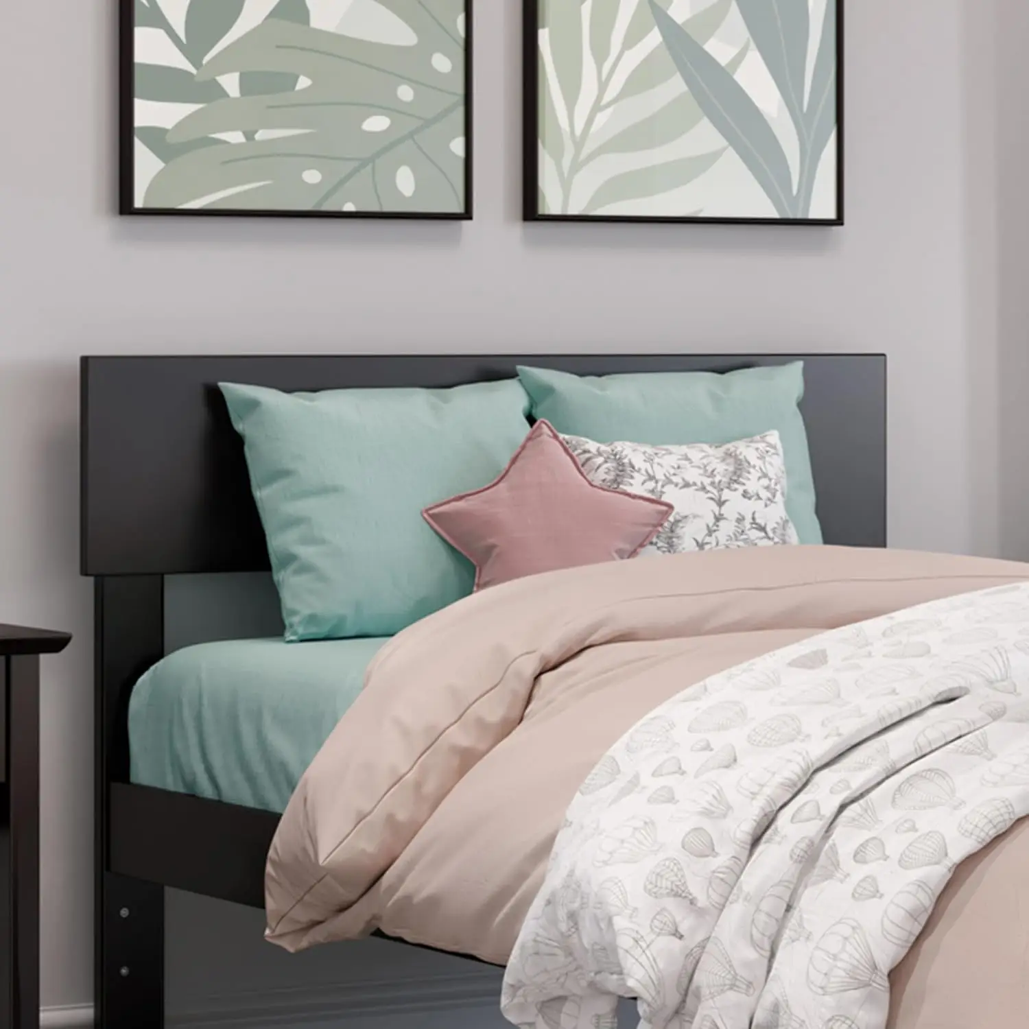 Boston TWIN Size headboard in ESPRESSO