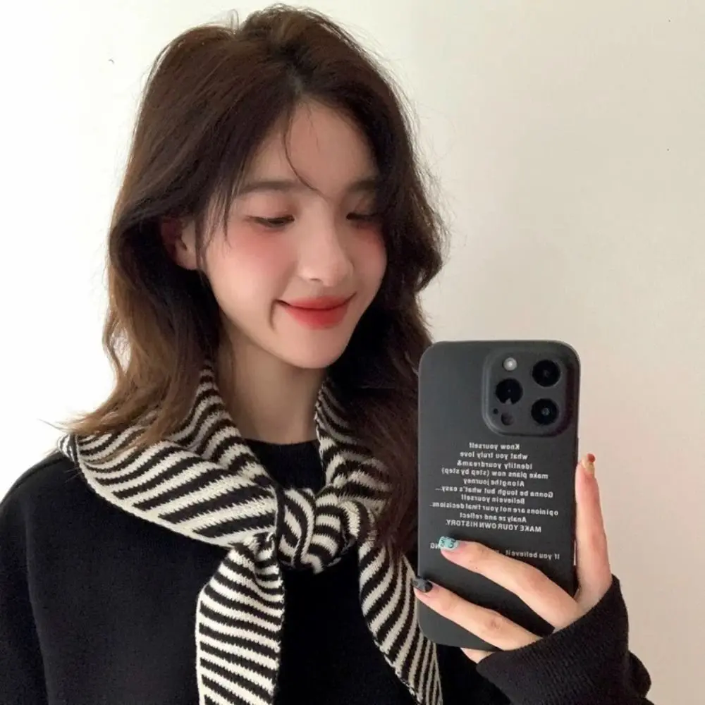 النسخة الكورية مخطط وشاح قبعة محبوك الدافئة غزل الصوف مقنعين قبعة الرقبة أدفأ يندبروف شال الرقبة قبعة الأنشطة في الهواء الطلق