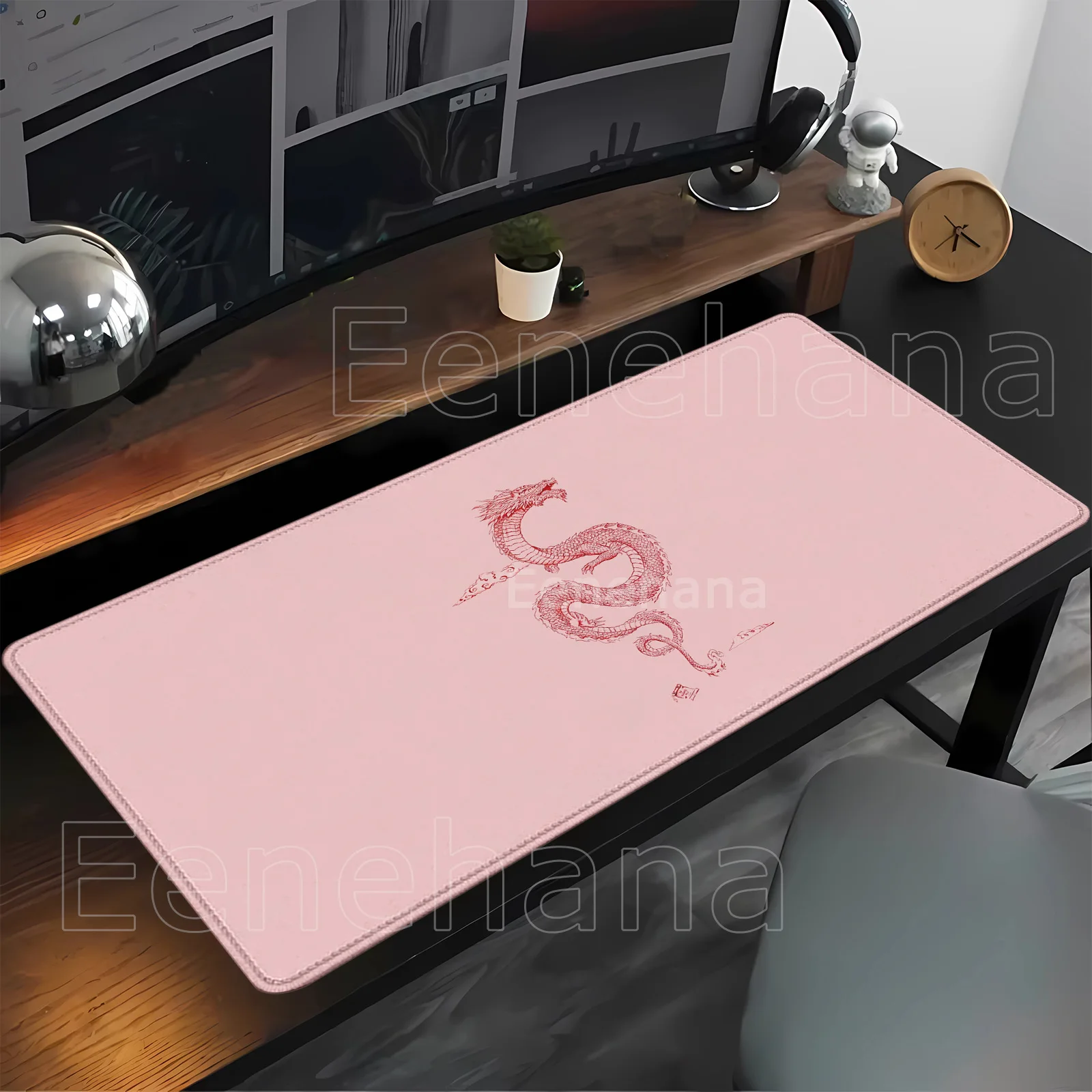 Red Dragon Art Mouse Pad HD Printing Gamer 400x900mm keyboard Non-slip PC Gaming keyboard Mousepad office overlock XXL Desk Mat