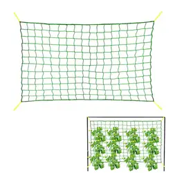 Green Nylon Garden Trellis Netting for Climbing Plants Heavy Duty Mesh Net for Cucumber Tomato Grapes Gardening Accessories