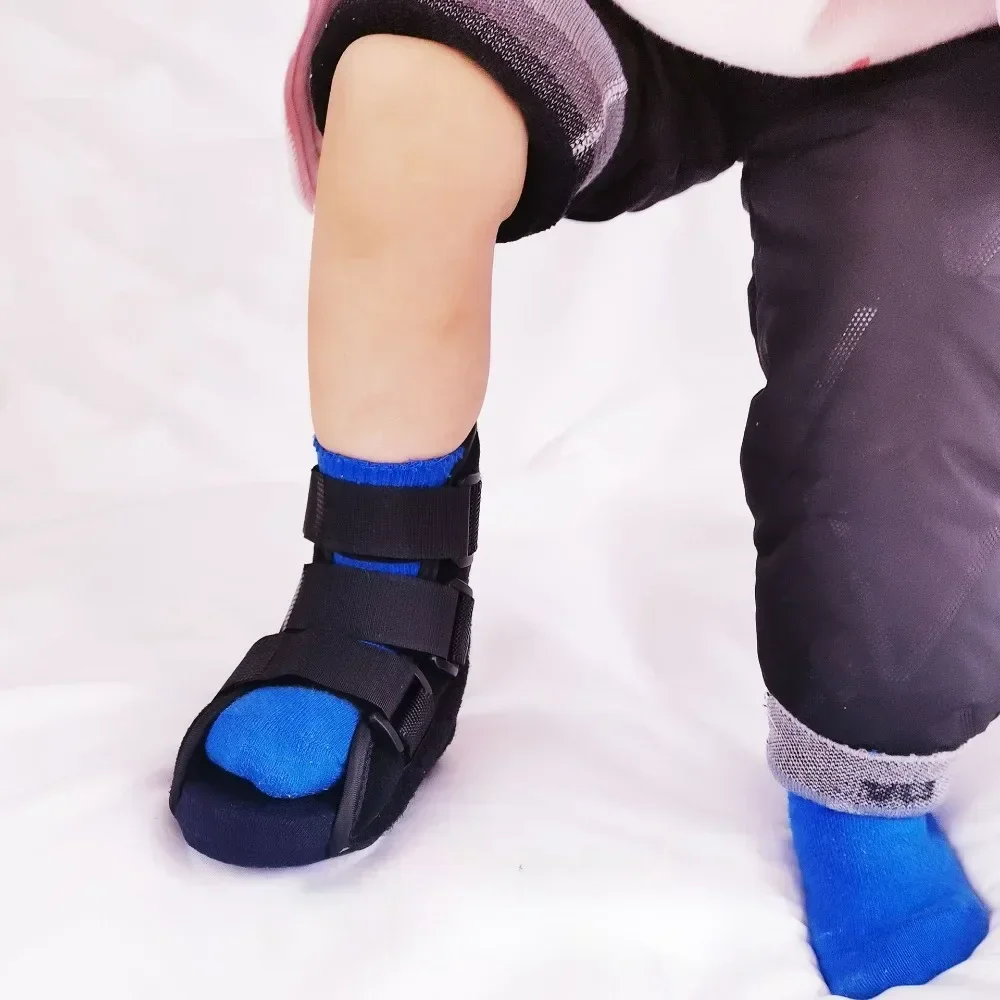 Kid\'s 7Size Foot Drop Orthosis Ankle Foot Sprains Braces Ankle Fixation Brace Kid Foot Brace Support Splint Varus Valgus