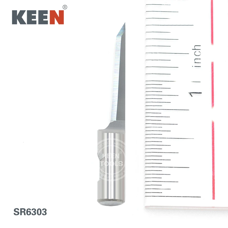Keentools Lâmina da Maquinaria do Cortador de Couro da Faca de Aço do Carboneto Contínuo para a Matéria Têxtil de Papel Sr6303