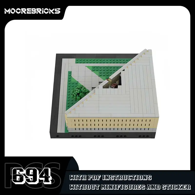 Heißer Verkauf Die Columbus Stadt Halle Modell Mini Bausteine Set Stadt Zentrum Architektur Montage DIY Ziegel Kinder Puzzle Spielzeug
