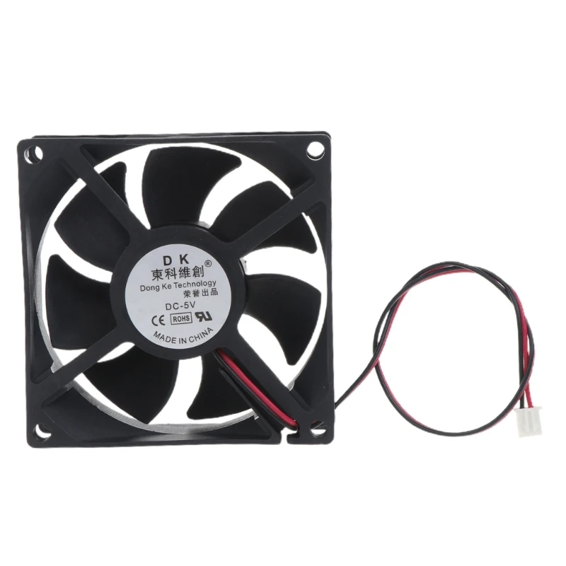 High Speed for DC Brushless Cooling Exhaust Fan 80mm 5V 12V 24V CPU Cooler 80x80x25mm 2P Connector Sleeve Bearing 3300RP