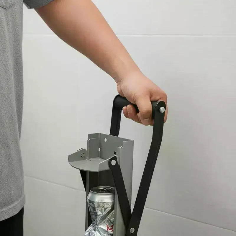 Immagine 4: Dispositivo Schiaccia-Bottiglie, Pressa per Lattine in Metallo Resistente da 12/16 oz, Ideale per Lattine di Birra e Bevande Riciclabili