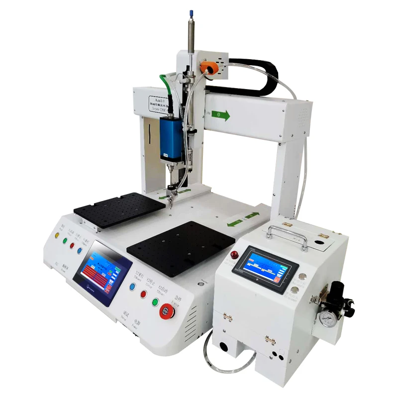 Desktop Blow Screw Feeder Auto Screwing Machine Bolt Nut Dispenser Machine Automatic Servo Motor Screwdriver Robot