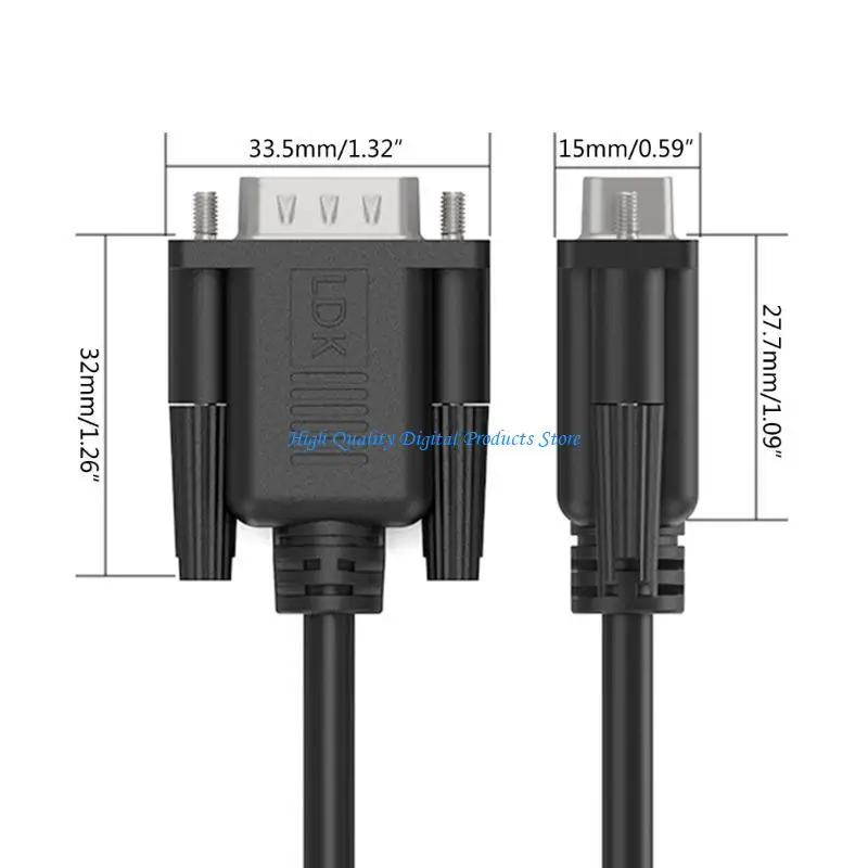 U2JE DB9PINシリアルポートからRS232コンピューター手書きのコネクタライン