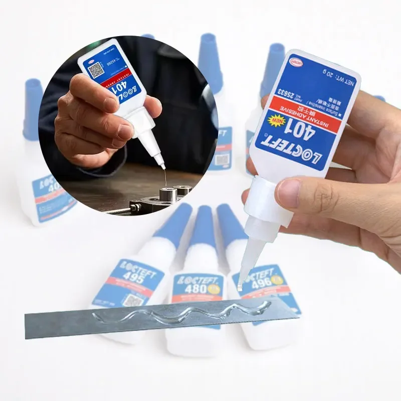 401 Instant Drying Adhesive 403/406/460/495/496 Strong Adhesive Low Whitening Odorless Fast Dryings Universal Adhesive 20g Glues