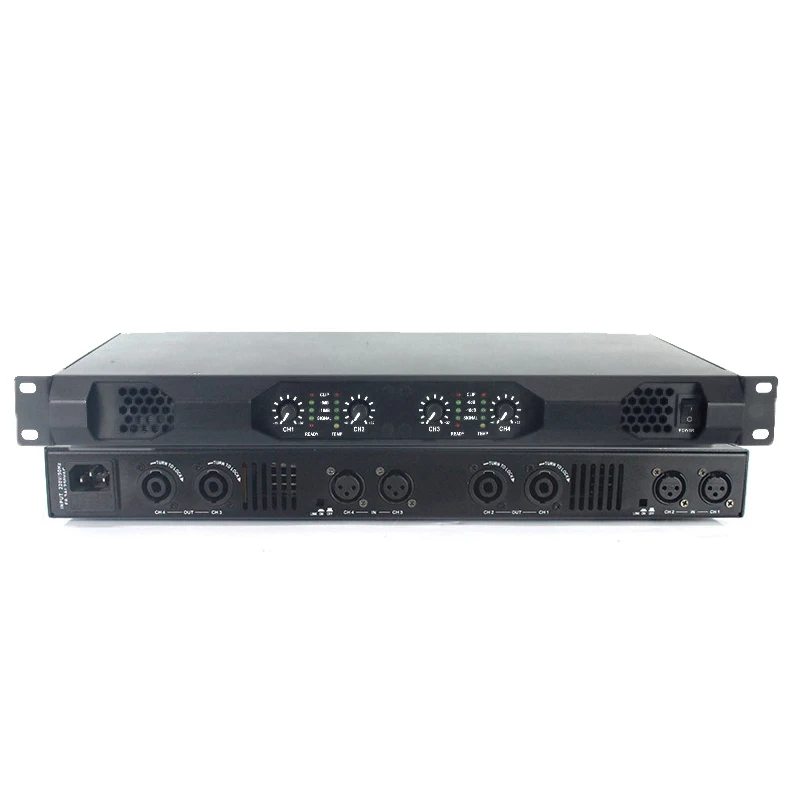 Vosiner 1U rack space V4-450 studio equipment recording musical 450w digital tube amplifier