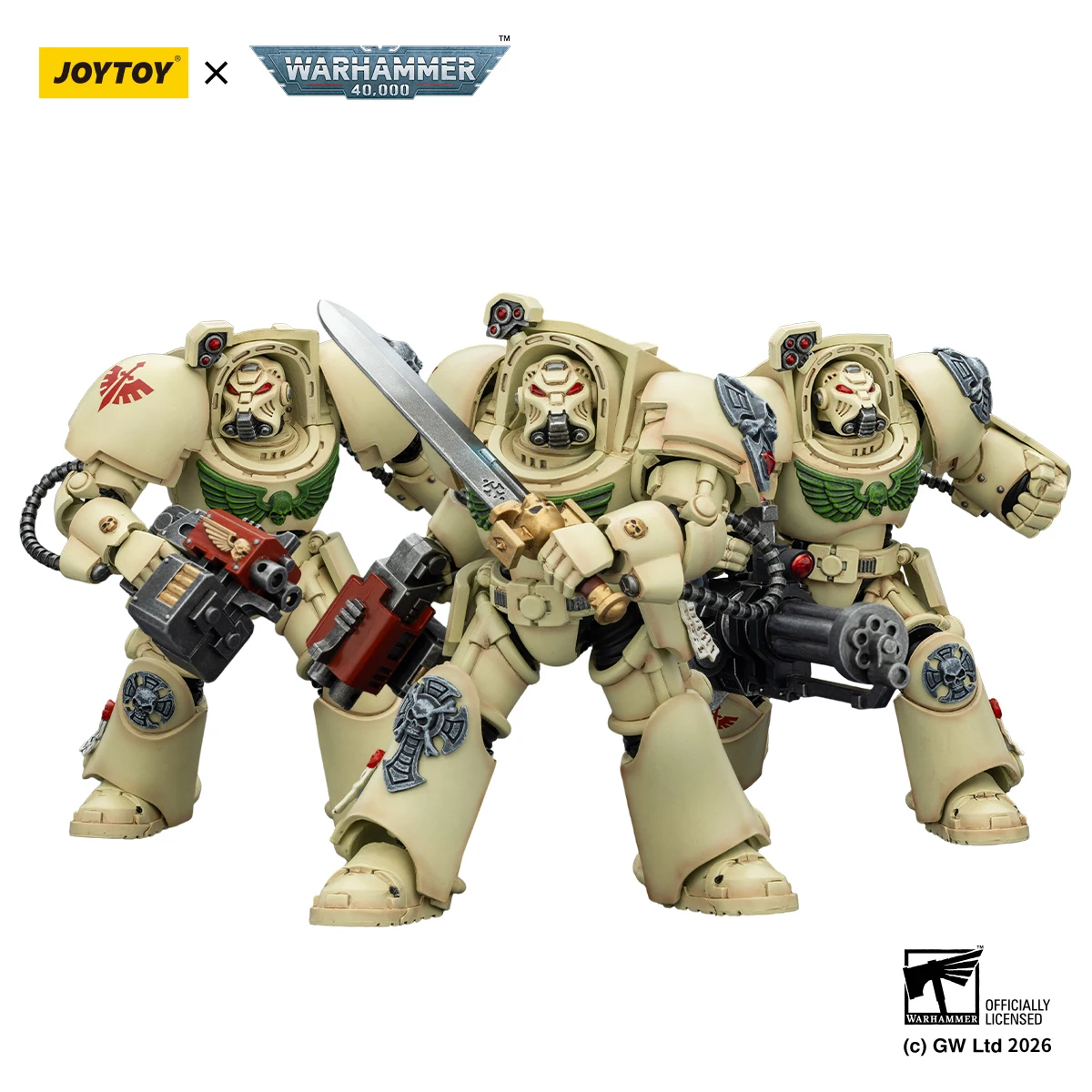 JOYTOY Warhammer 40.000 1/18 Actiefiguren Terminator Black Templars Dark Angels Imperial Fists White Scars Salamanders