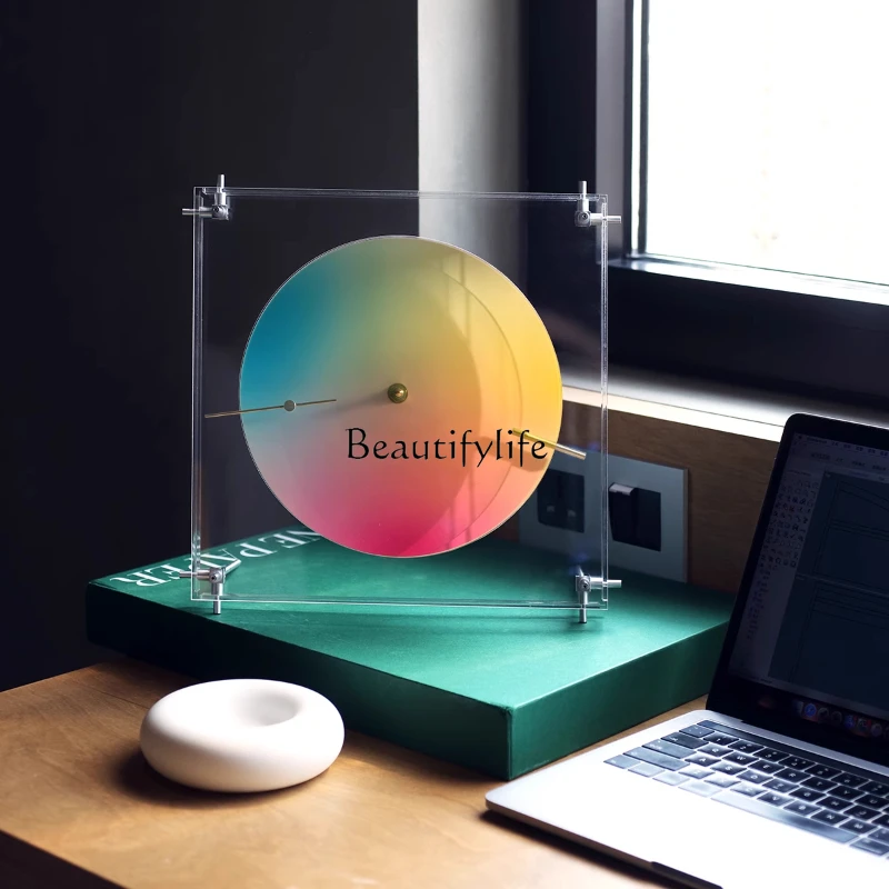 

Design Unique Wall Clock Transparent Nordic Premium Square Living Room Clock Aesthetic Modern Reloj De Pared Wall Decoration
