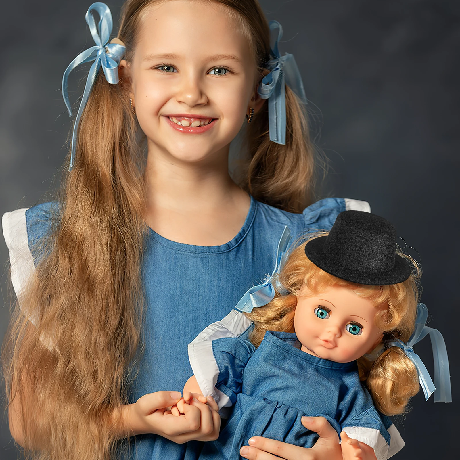 Kit de fabricación de sombreros delicados, estructura superior plana creativa, Ideal para decoración artesanal, juego de adornos de accesorios de moda, 4 Uds.