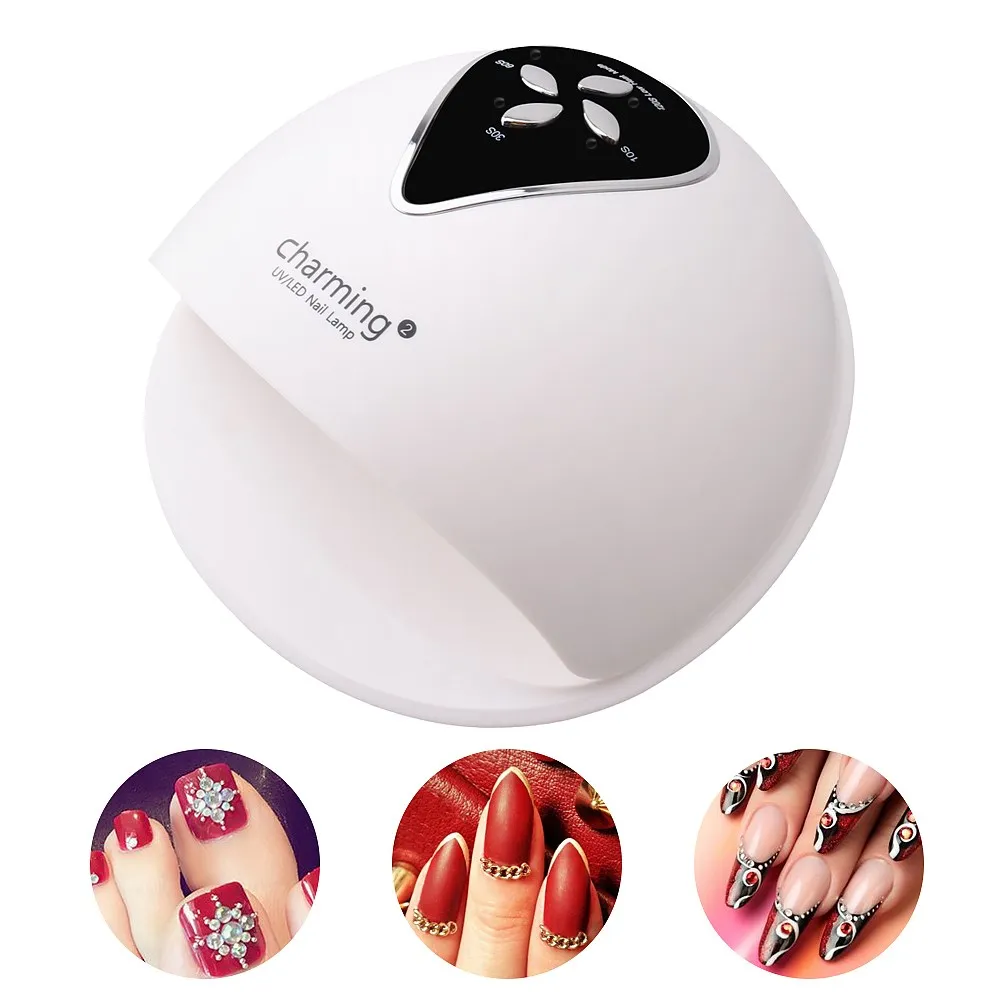 48W Nail Dryer 24 LEDs UV LED Lamp Nail Lamp For Manicure Machine Curing Gel Polish Professional Lampe Nail Tools