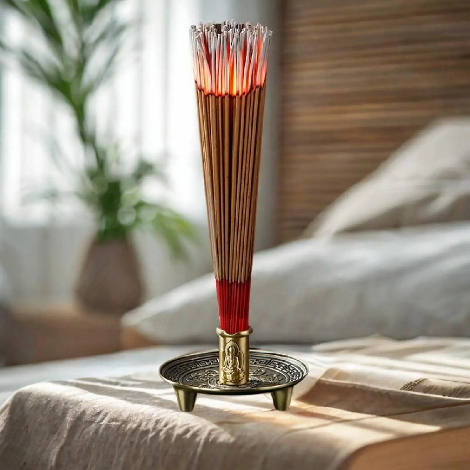 مجموعة حامل عصا البخور لوازم بوذية لسطح المكتب وغرفة النوم #2