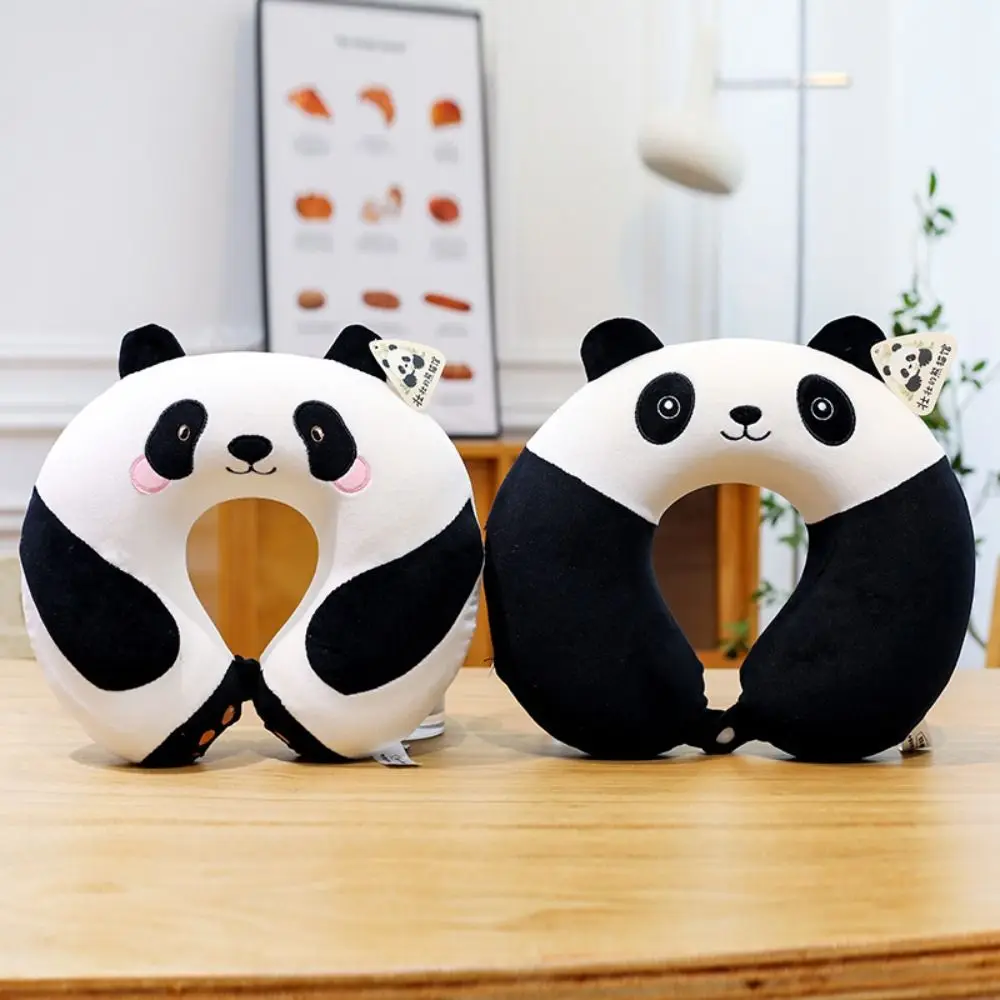Marionnette à main en peluche Panda, Simulation douce, oreiller cervical en peluche, écharpe de 30cm, chapeau en peluche Parent-enfant