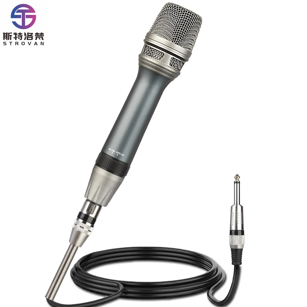 

C90 Professional Noise Cancelling KTV Karaoke Microphone Handheld Wired Microphone