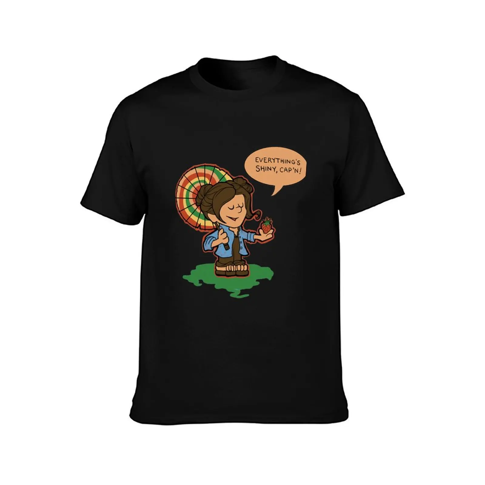 Firefly Everything's Shiny T-Shirt Retro Style Print Casual Top T-Shirt