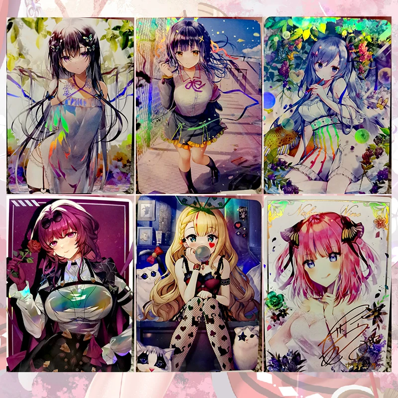 

Коллекционные карточки «Аниме-история богинь»: Яэ Мико, Райдэн Сёгун. Сделай сам, домашние флеш-карточки. Подарки на Рождество и день рождения, детские игрушки.