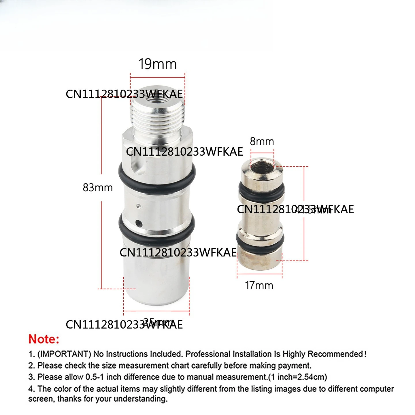 Rear Brake Master Cylinder Rebuild Kit for 11/16” Bore Master Cylinder Compatible with Harley 42382-87