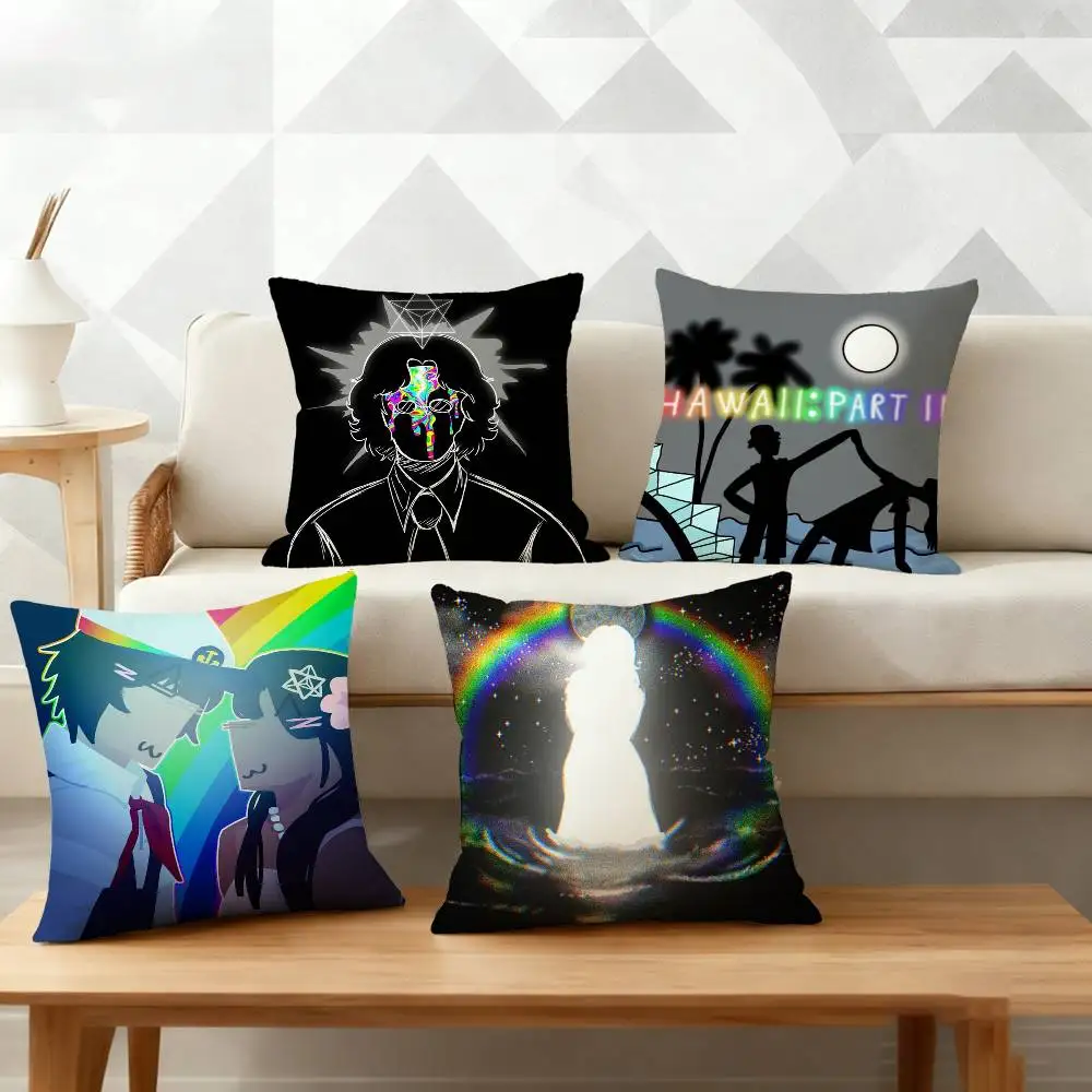 Hawaii Part II Aesthetic Pillow Case Pattern Printed Pillowcase For Living Room Sofa Cushion Cover