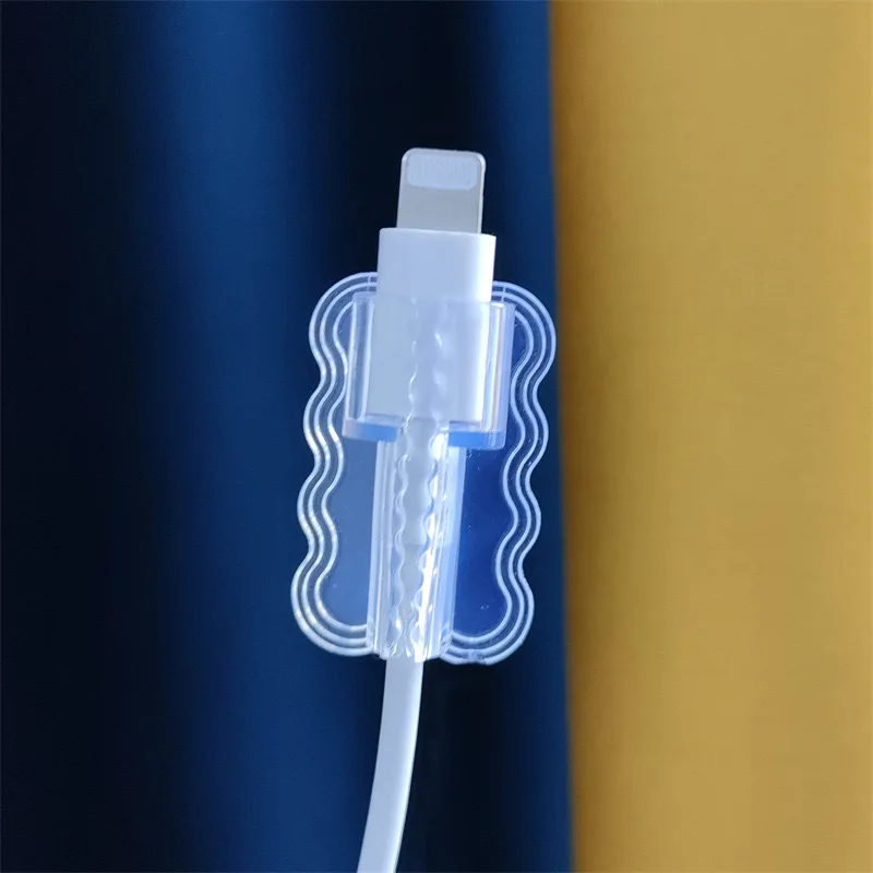 10pcs,Data Cable Protector Sleeves,Anti-Breakage Cord Saver,Mobile Phone Accessory,Flexible Cord Management for School and Home image 3