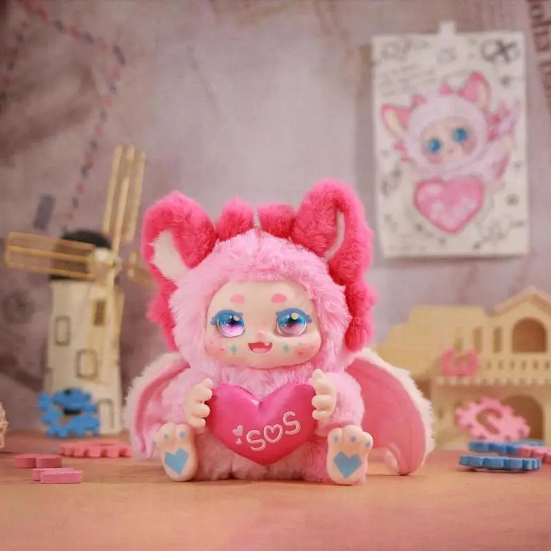 Kimmon regain me mesmo caixa cega na moda brinquedo figura bonito boneca ornamento kawaii decoração de mesa presente surpresa crianças caixa cega