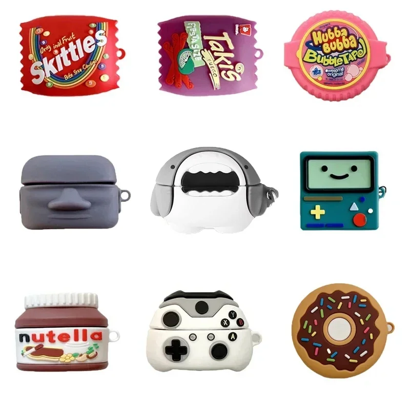 

3D Cute Cartoon Earphone Case For Samsung Galaxy Buds 2 Pro FE Creativity Bubble Gum Snacks Cover For Samsung Buds 2/Live/Pro