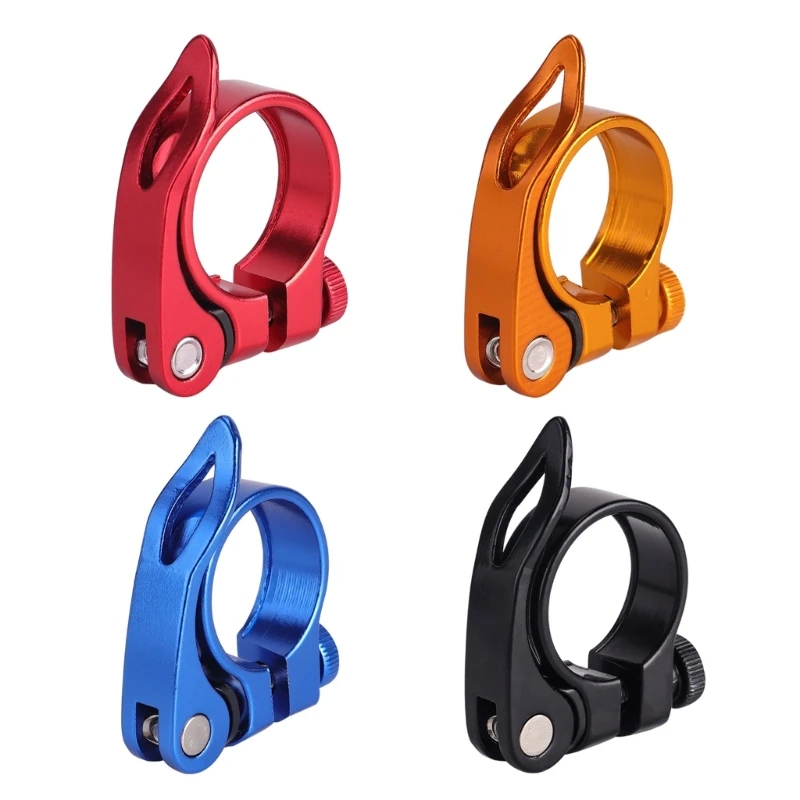 Bike  Post Lock  Post Clamp Bike  Post Clamp Aluminum Alloy Bike  Clamp Seatpost Clamp Bike  Lock