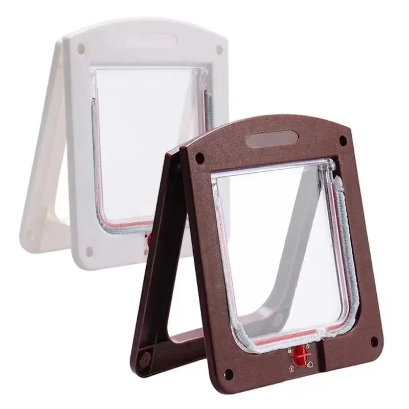 Cat Flap Door  for Interior Exterior Doors Weatherproof Pet Doors for Cats & Doggies Suit for Window&Thin Wall