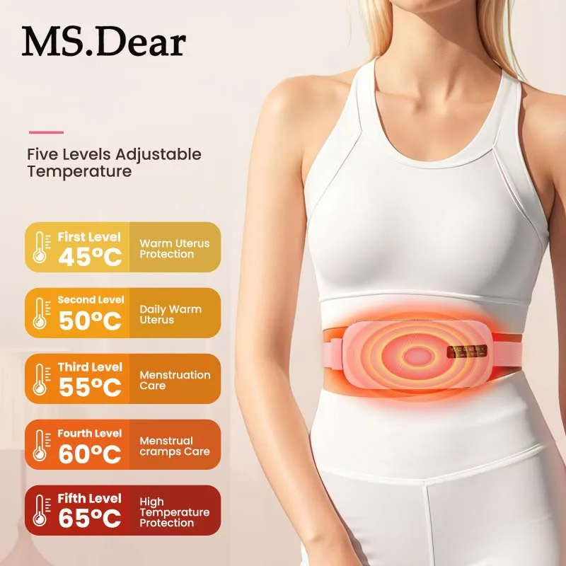 

Hot Compress Massager Warm Palace Belt Lady Menstrual Heating Pad Relieve Menstrual Abdominal Warmer Uterus Cold Dysmenorrhea