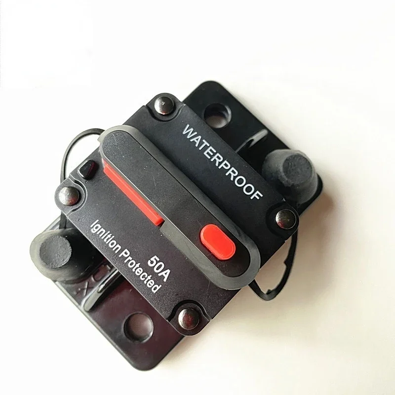 40A 50A 60A 70A 80A 100A 150A 200A 250A 300A  Circuit Breaker DC Car Audio Inline Circuit Breaker Fuse Holder  Waterproof