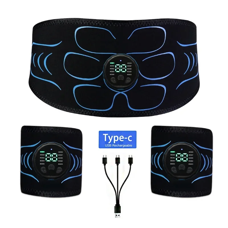 

Abdominal Toning Belt Waist Muscle Toner Smart Abdominal Massager Muscle Trainer Body Fitness Workout Training Massage Equipment