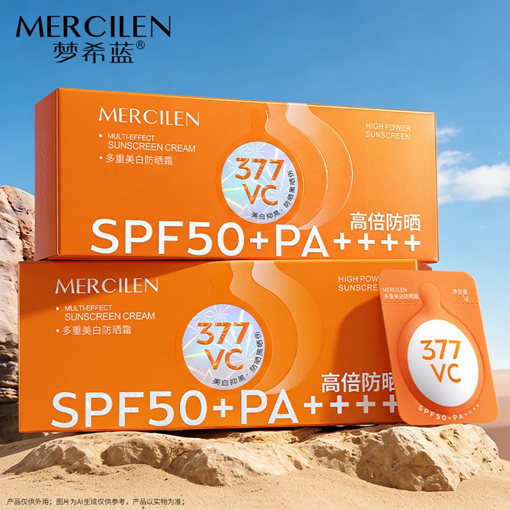 Brightening Sunscreen Face Care Lotion Oil Control Sunscreen SPF50+ Moisturizing Face Concealer BB Cream Base Makeup Skincare