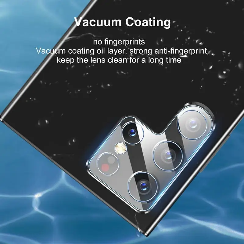 Som-Sungalaxy s22用の超音波カメラプロテクター,強化ガラス,カメラカバー,s22ウルトラ2022用スクリーンプロテクター