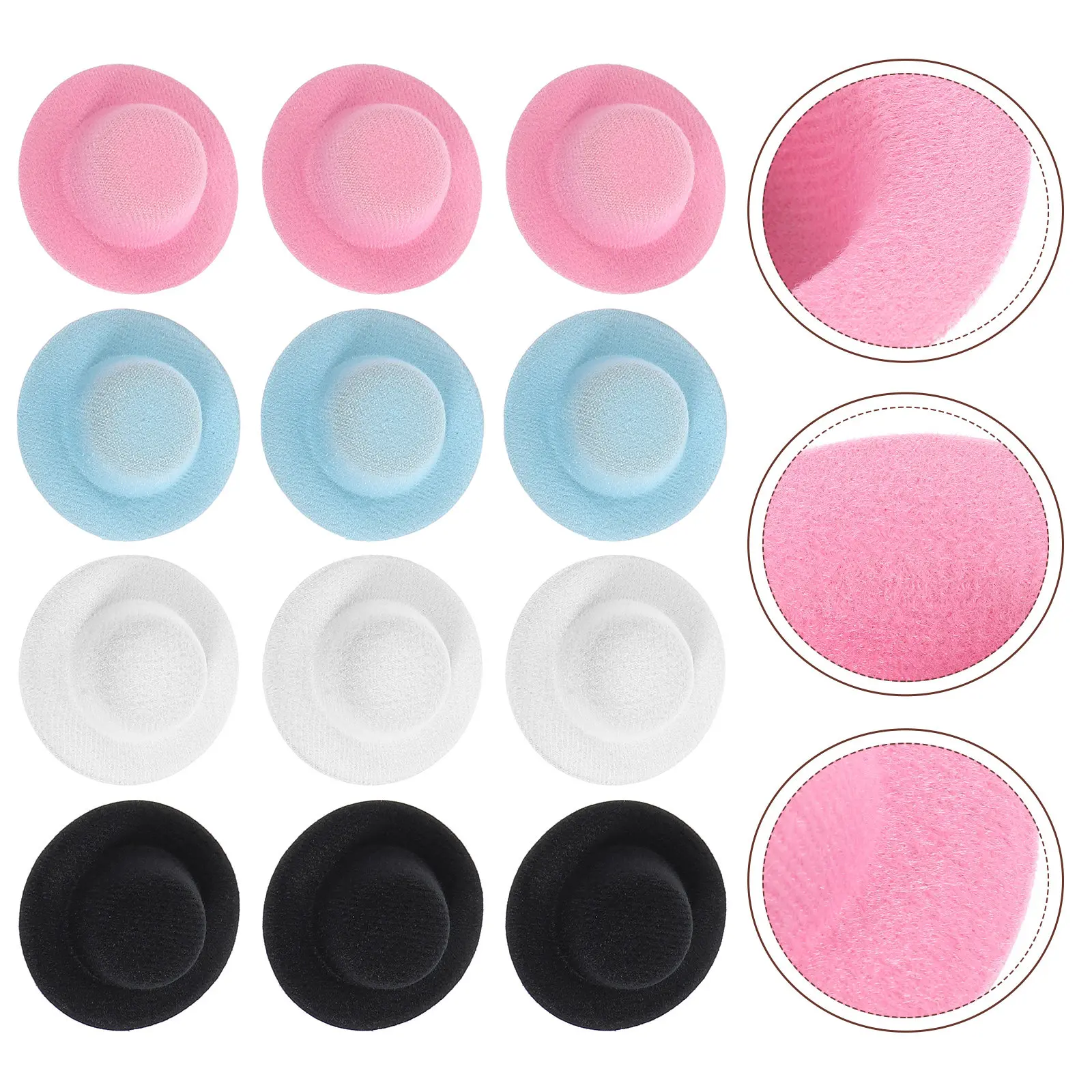 

20 шт. миниатюрных шляпок для поделок, очаровательные легкие декоративные крошечные шляпки для снеговиков, мягких игрушек, на Рождество и День рождения