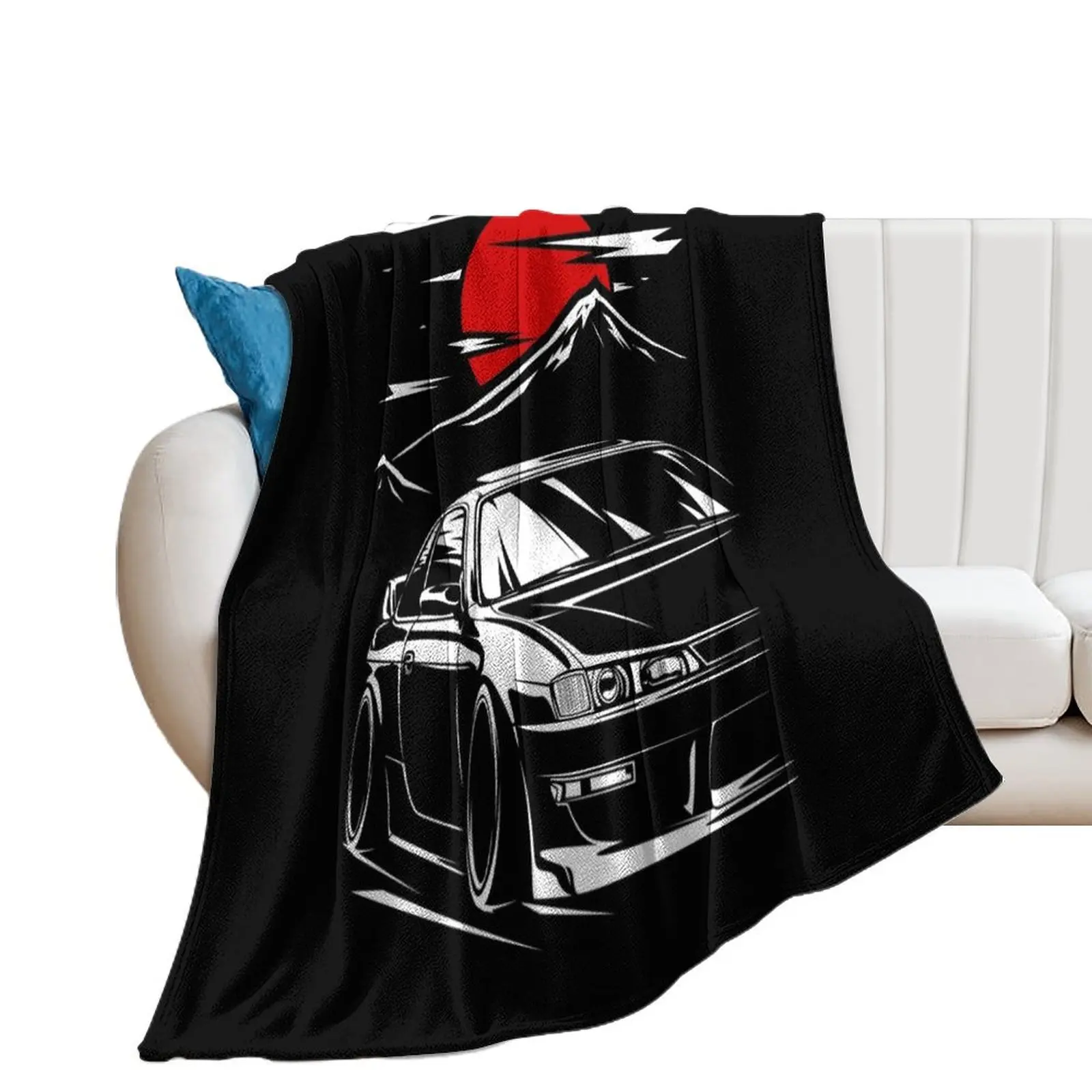 

Silvia s14 Kouki Touge Throw Blanket Softest Retros Blankets