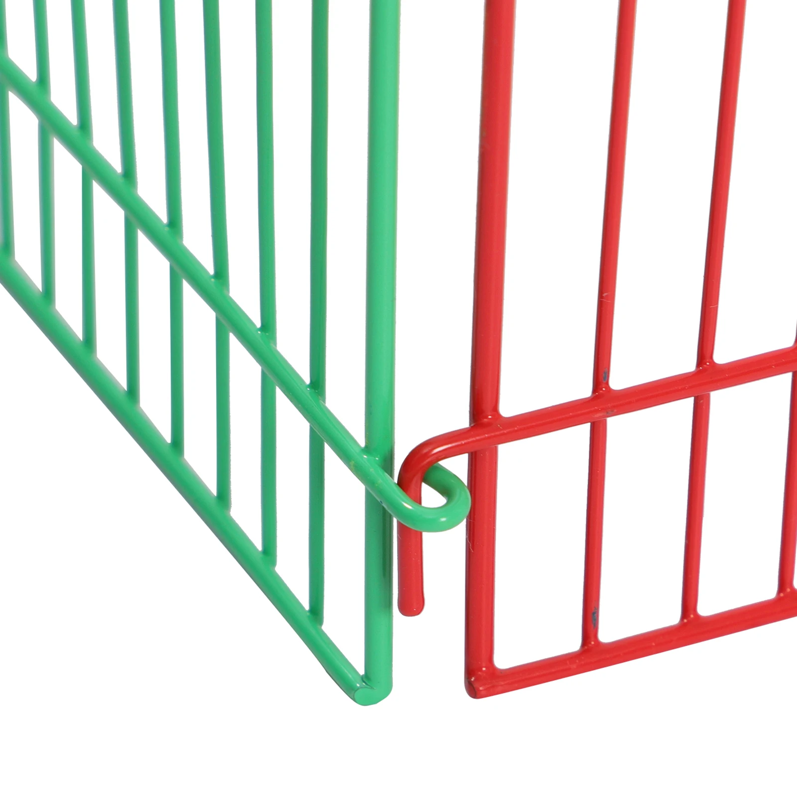 

8Pcs Small Animal Playpen Fence Safe Exercise Cage Pieces for Hamsters Guinea Pigs Rabbits Chinchillas Hedgehogs Bunny