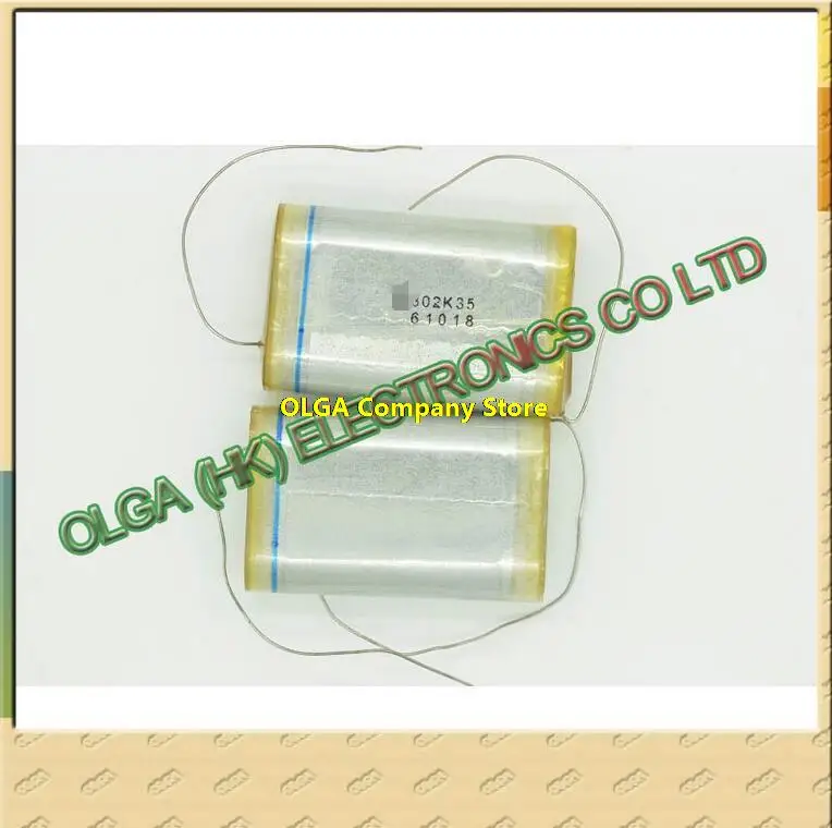 [Imported] high voltage capacitor 35KV302K high voltage thin film capacitor 35KV3000P 302K35   10PCS -1lot