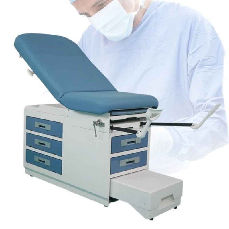 American gynecological examination bed hospital examination bed with drawer pedal multifunctional diagnosis and treatment