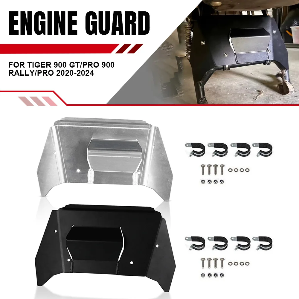 

Защитная пластина/картер для двигателя (защита днища) для Tiger 900 GT/Pro 900 Rally/Pro 2020 2021 2022 2023 2024
