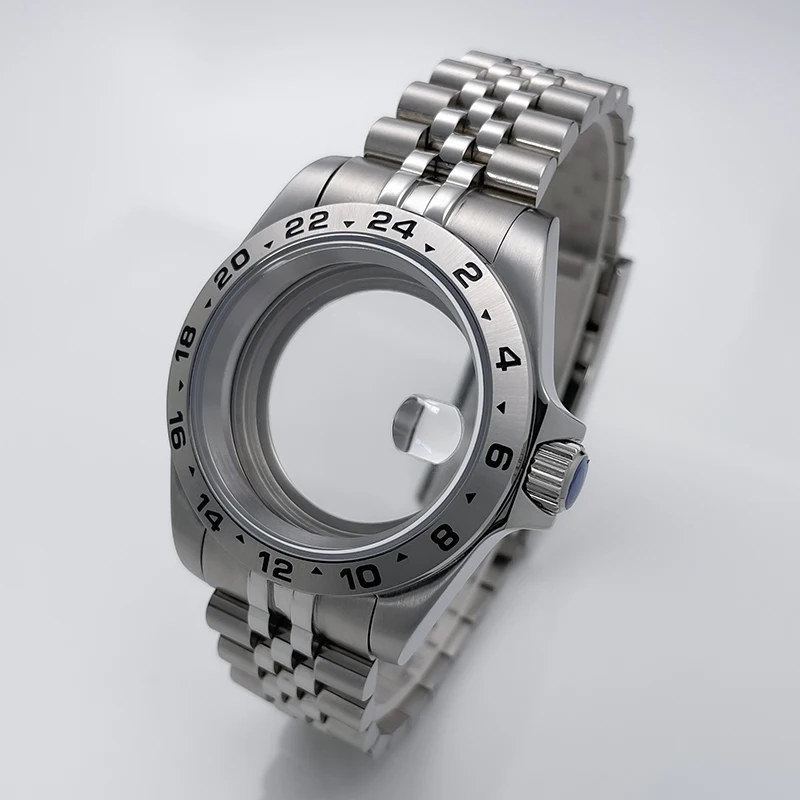 40mm Explore 2 Nh35 Case Stainless Steel Sapphire Glass Replacement Part 28.5mm Dial Fit Nh34 Nh35 Nh36 Nh38 Movement Watch Case