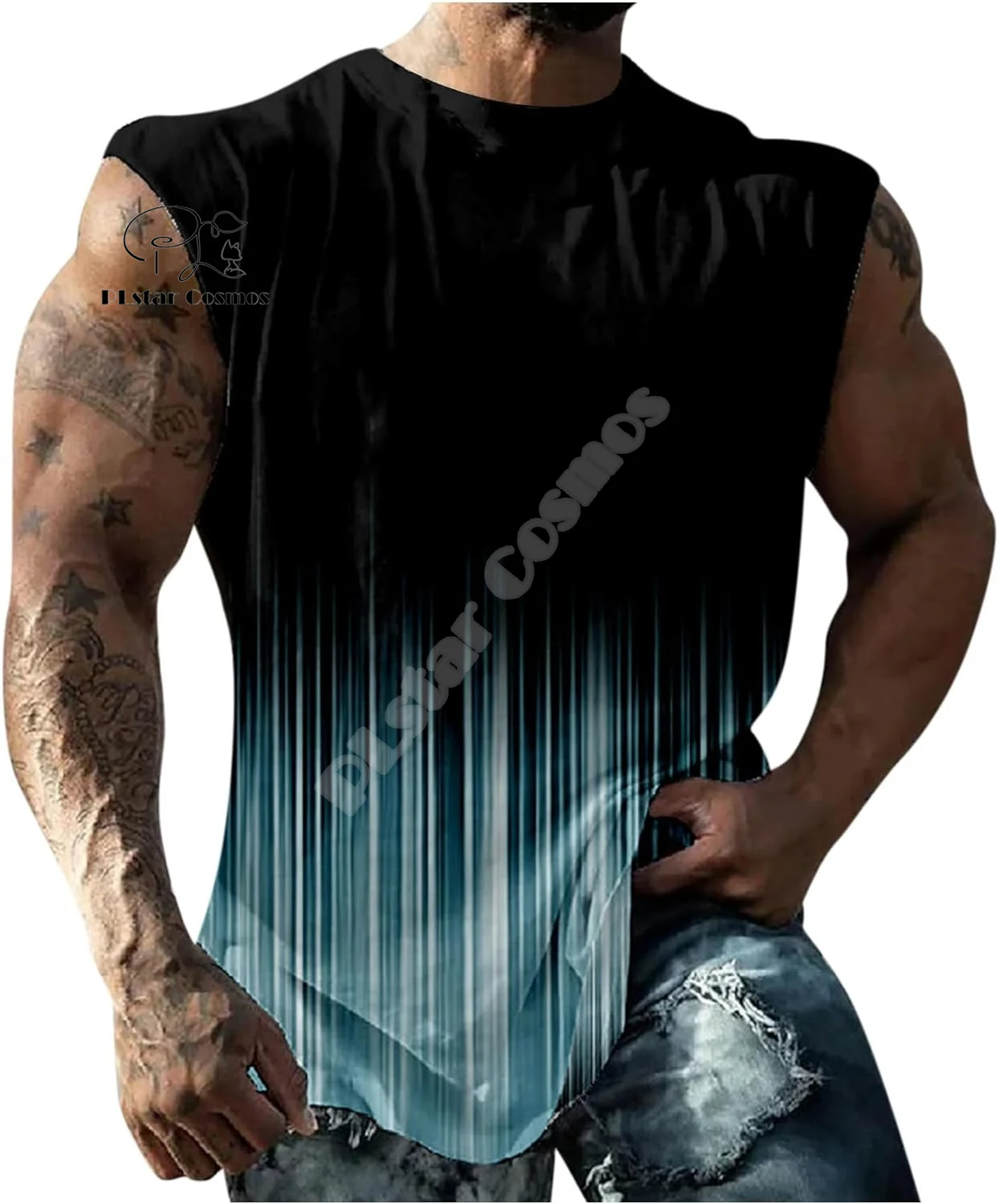 Chemise de tatouage graffiti rétro pour hommes, Streetwear précieux, impression 3D, Harajuku, été, chemises décontractées en fibre à col rond, mode, nouveau, X18