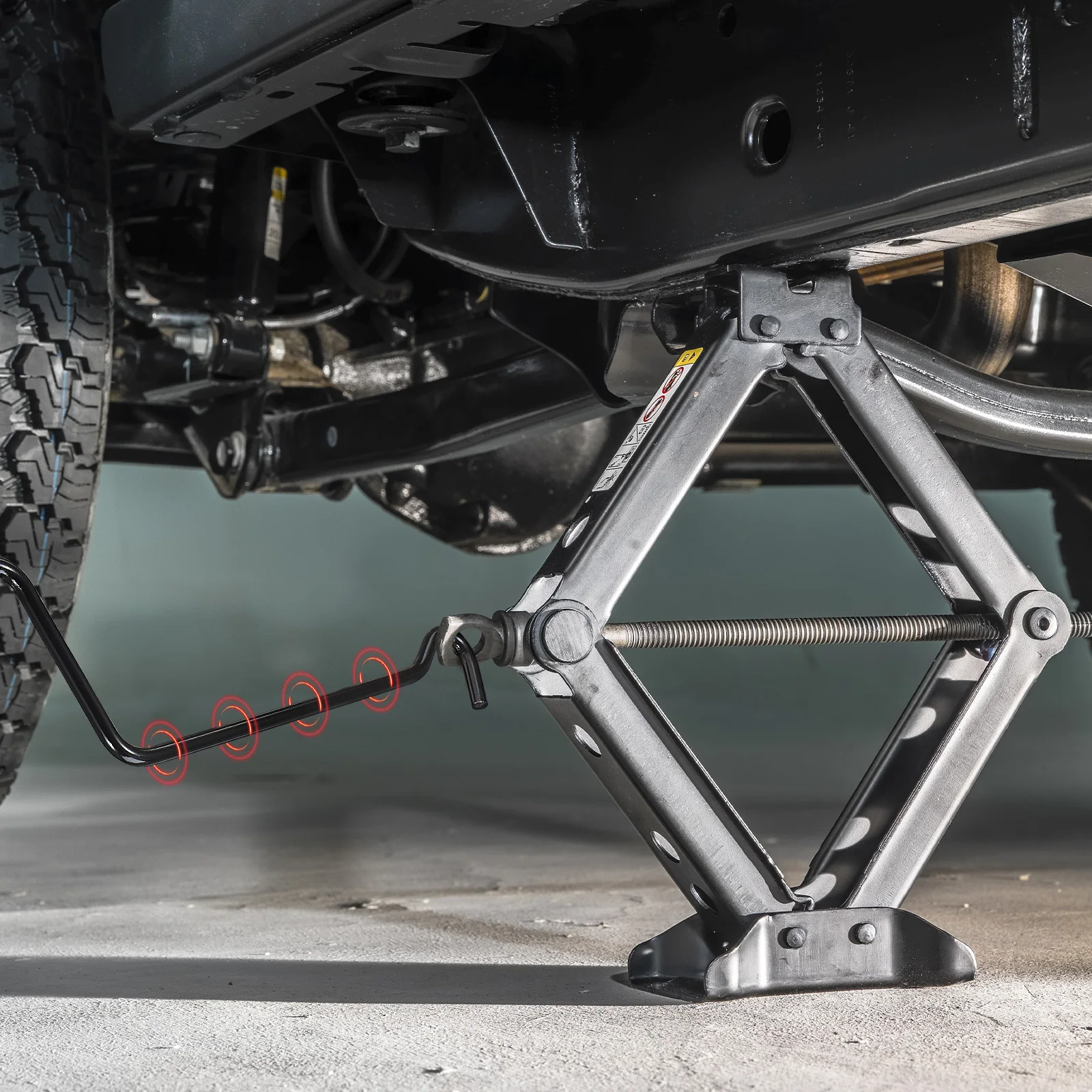 

Jack Handle Replacement Steel Crank Tool Ergonomic Grip Tire Lifting Tool Floor Jack Handle Heavy Duty Automotive Trailer