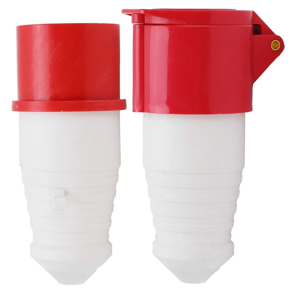 

1 Set 4Pin Industrial Plug Connector 380-415V 16A Waterproof Industrial IP44 Heavy Duty Three-Phase Power Plug